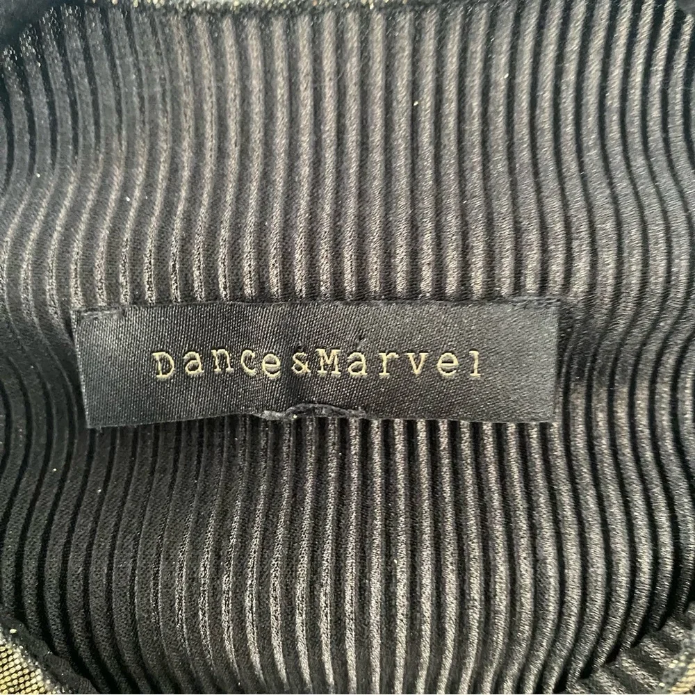 Dance & Marvel Gold Belle Sleeve Victorian Party Dressy Long Sleeve Blouse sizeS - Picture 4 of 4